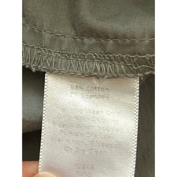 Talbots Petite 6P Button-Front Light Green Dress With Pockets & Belt - Picture 5 of 8